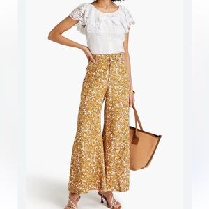 Faithfull the Brand Paisley Print Trousers US4 size S